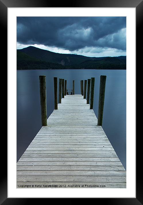 Derwent Water-Lake District Framed Mounted Print by R K Photography