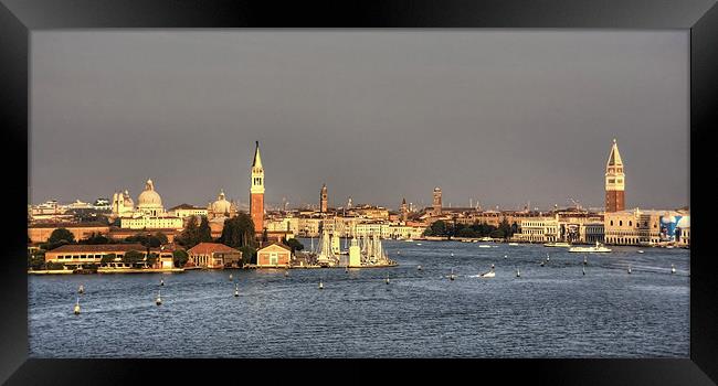 Entering Venice Framed Print by Tom Gomez