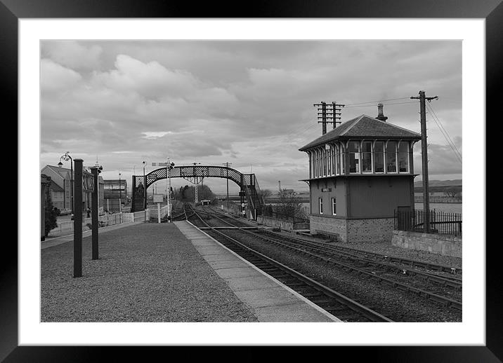The Railway Station, Bo'ness Framed Mounted Print by Lee Osborne
