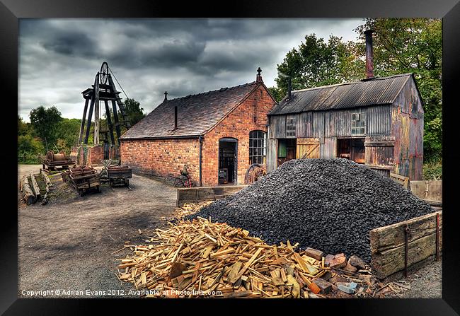 British Mine Framed Print by Adrian Evans