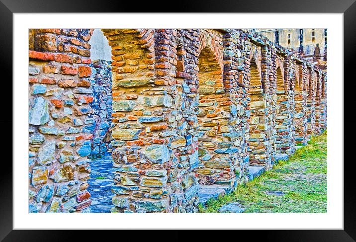 Under the Arches Framed Mounted Print by Arfabita  