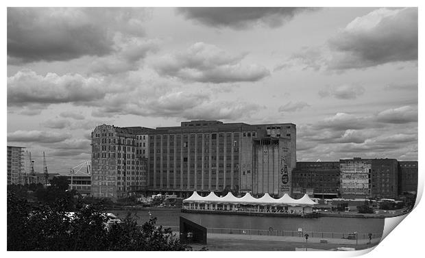 Millennium Mills Spillers Print by David French