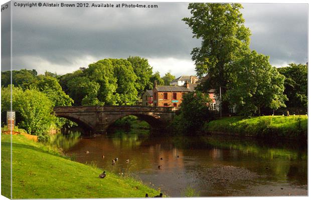 Appleby In Westmorland Canvas Print by Ali Brown