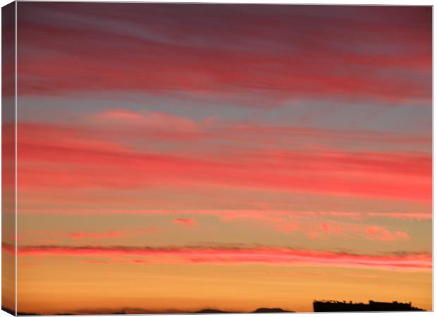 Red sky at night Canvas Print by Brian Thomas Devine