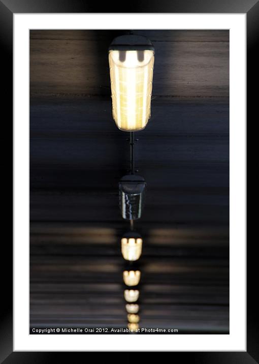 The bulb needs changing! Framed Mounted Print by Michelle Orai