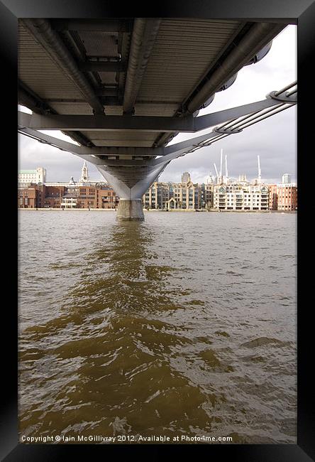 Millennium Bridge Framed Print by Iain McGillivray