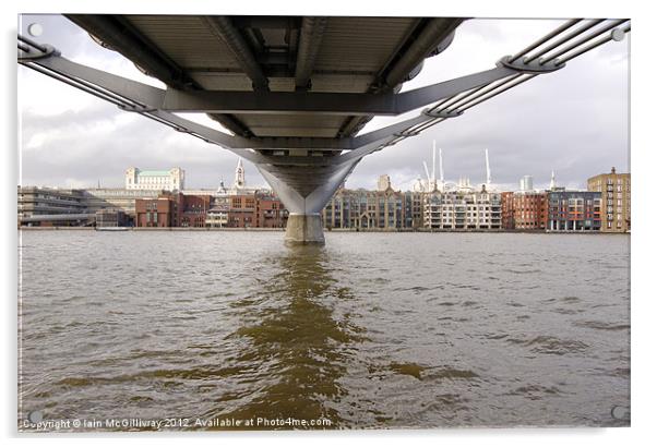 Millennium Bridge Acrylic by Iain McGillivray