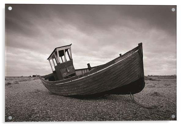 Dungeness Boat Acrylic by Rob Laker