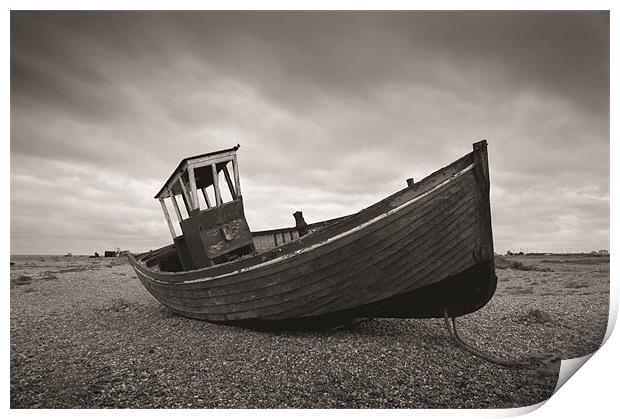 Dungeness Boat Print by Rob Laker