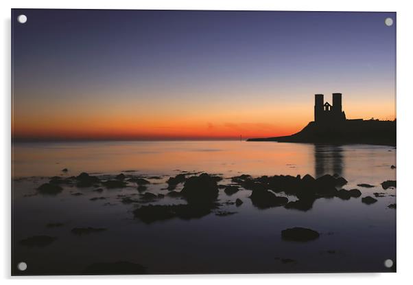 Reculver Towers, Kent at Sunrise Acrylic by Rob Laker