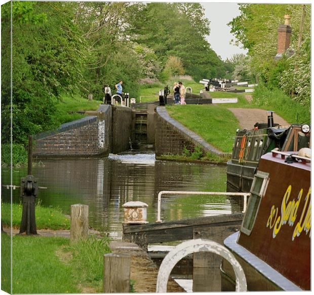 The Tardebigge Flight Canvas Print by graham young