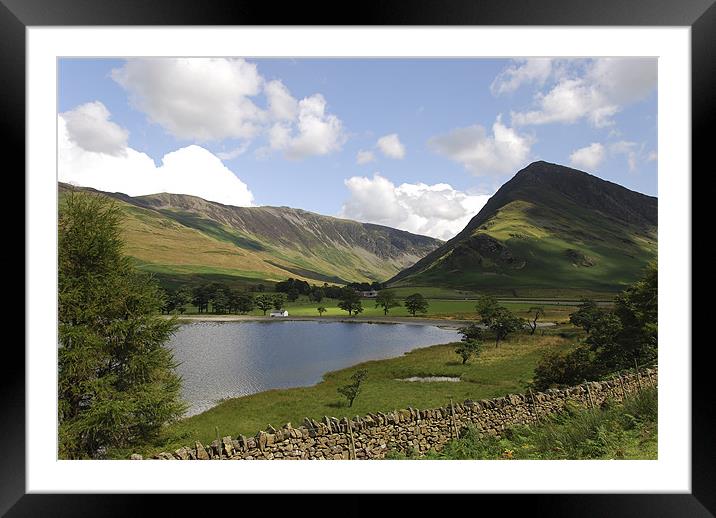 Buttermere  Lake District Framed Mounted Print by Michelle PREVOT