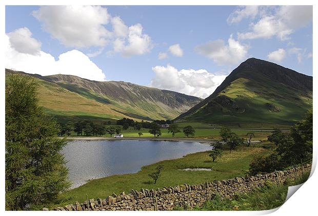 Buttermere  Lake District Print by Michelle PREVOT