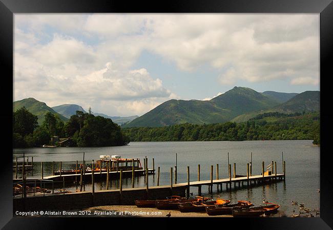 Derwent water from Keswick Framed Print by Ali Brown