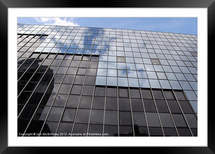 Modern Office Building Framed Mounted Print by Iain McGillivray