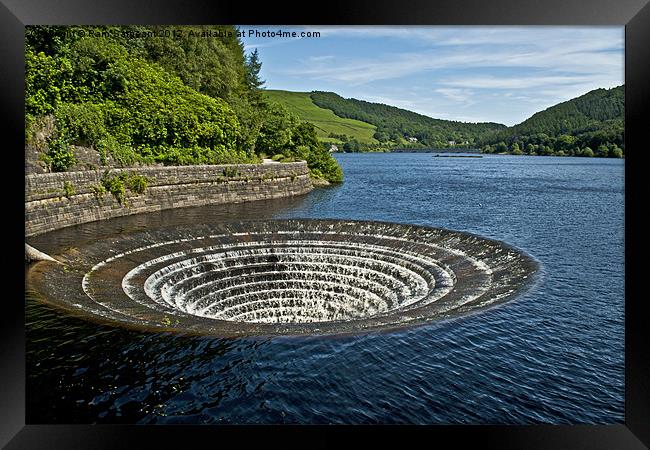Ladybower Overflow Framed Print by Pam Sargeant