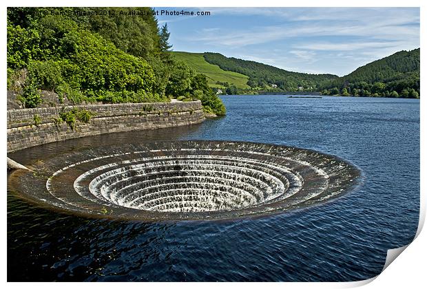 Ladybower Overflow Print by Pam Sargeant