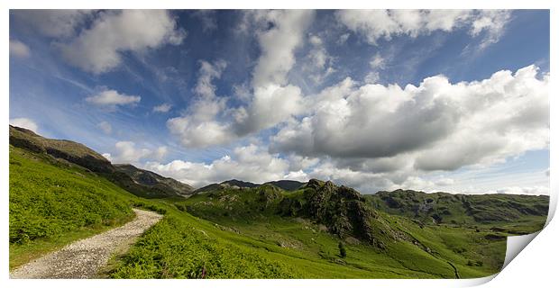 Take the HIgh Road Print by Simon Wrigglesworth