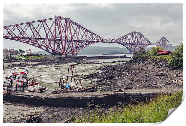 Forth Rail Bridge Print by Daniel Walsh