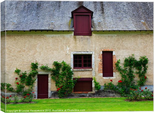 Outbuildings of Chateau Cheverny Canvas Print by Louise Heusinkveld