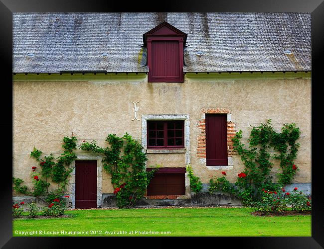 Outbuildings of Chateau Cheverny Framed Print by Louise Heusinkveld