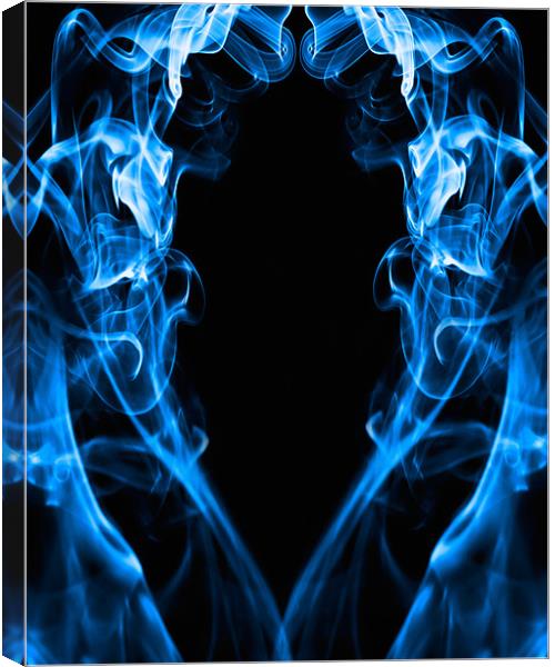 Surreal smoke art Canvas Print by Andrew Ley