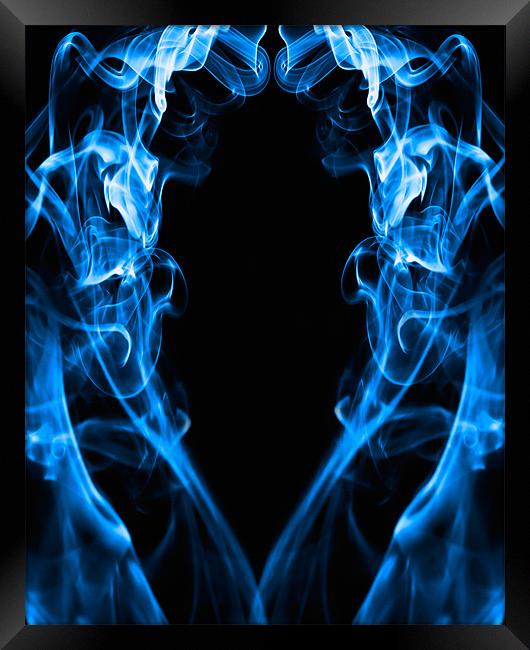 Surreal smoke art Framed Print by Andrew Ley