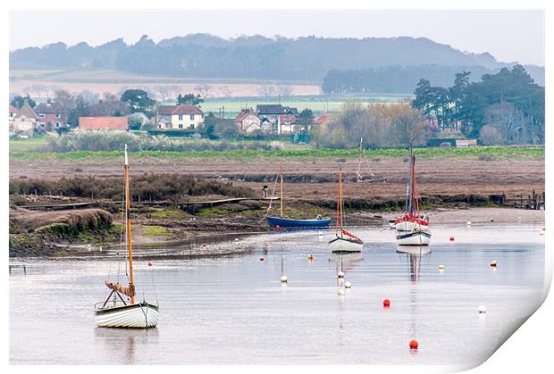 Hazy day at Burnham Print by Stephen Mole