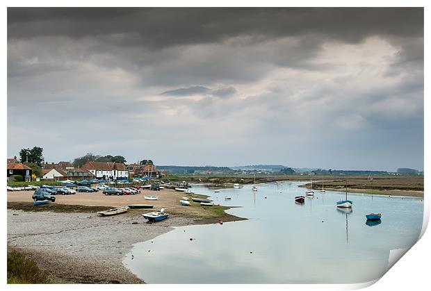 All calm at Burnham Print by Stephen Mole