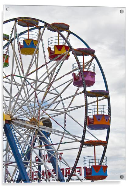 Ferris Wheel Acrylic by John Biggadike