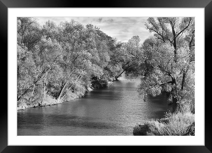 Dreamy River Framed Mounted Print by Mary Lane