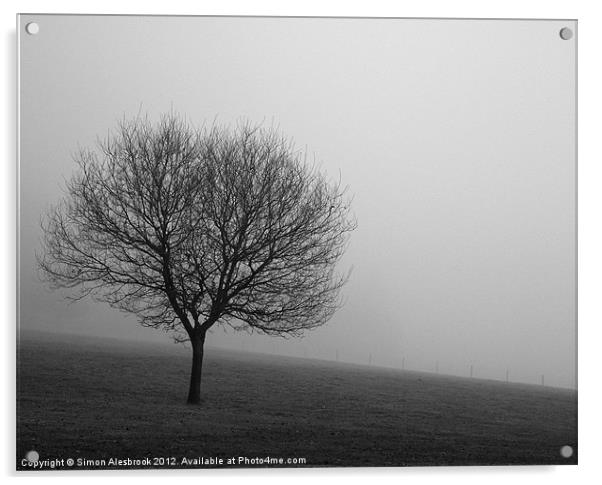 The fog Acrylic by Simon Alesbrook