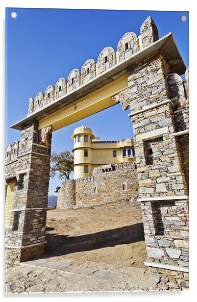 Concept Royal Kumbhalghar Palace Villas Gateway Acrylic by Arfabita  
