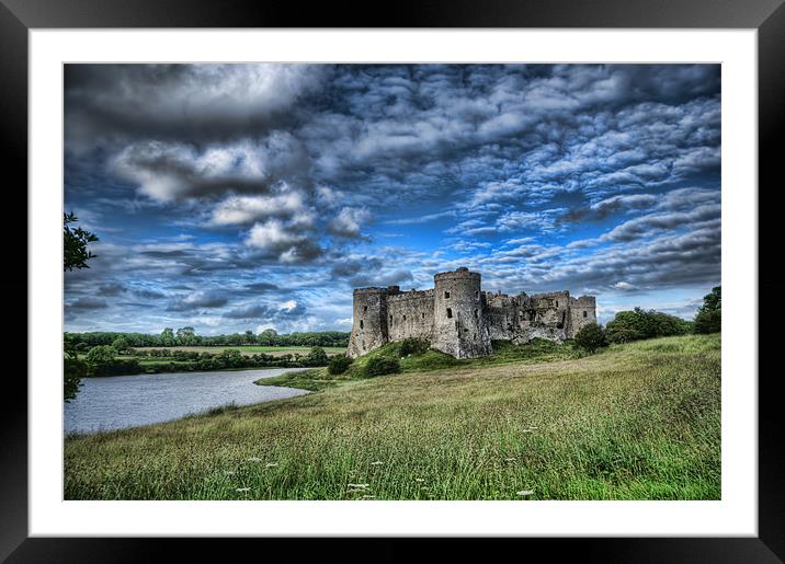 Carew Castle Pembrokeshire 3 Framed Mounted Print by Steve Purnell
