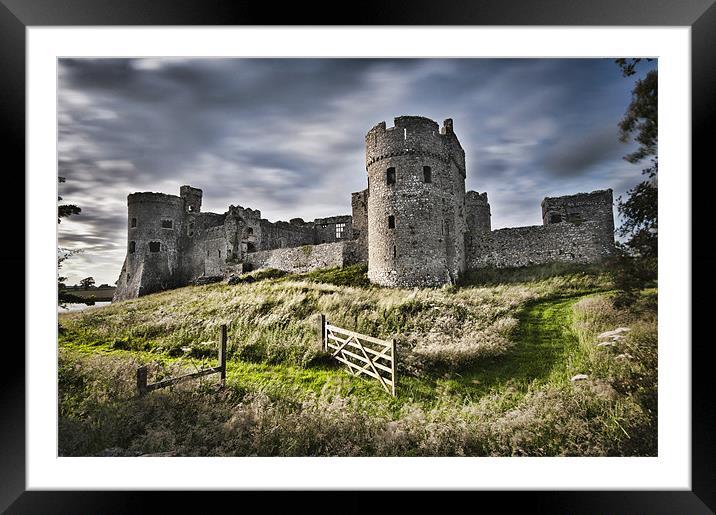 Carew Castle Long Exposure 2 Framed Mounted Print by Steve Purnell