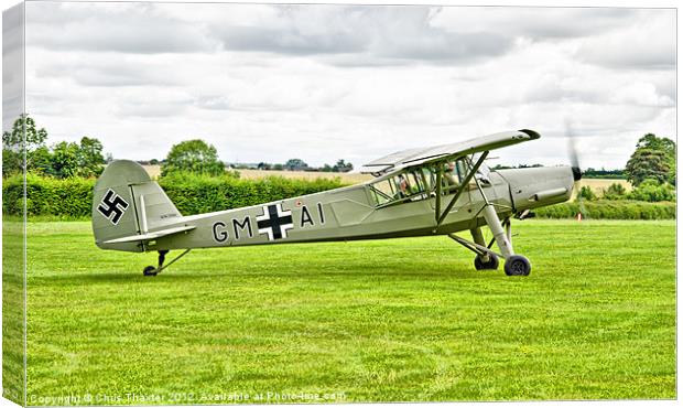 Fieseler Fi 156 Storch Canvas Print by Chris Thaxter