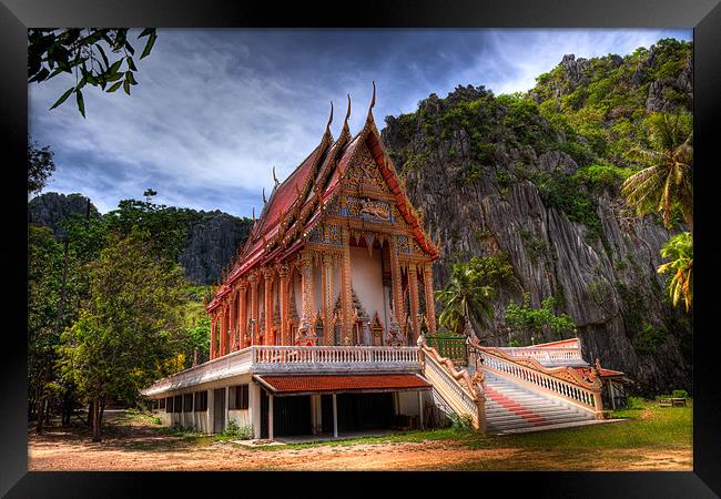 Thailand Temple Framed Print by Adrian Evans