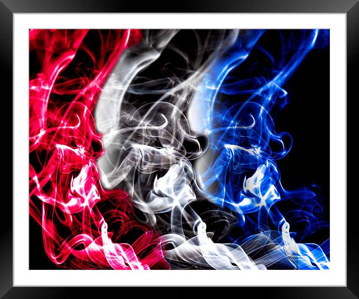 Red,White and Blue Framed Mounted Print by Andrew Ley