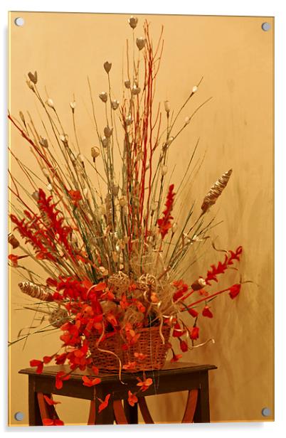 Dry flowers display Acrylic by Arfabita  