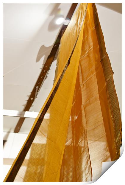 Draped Sari Print by Arfabita  