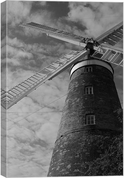 Mountfitchet Mill Canvas Print by Adrian Wilkins