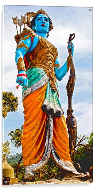 Ram Krishna Dharamshala Acrylic by Arfabita  