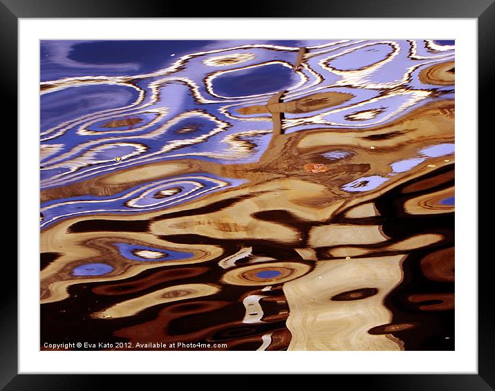 Abstract Reflection Framed Mounted Print by Eva Kato