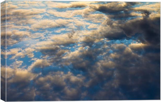 Heavenly Clouds Canvas Print by David Pyatt
