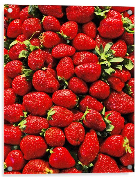 Strawberry's Acrylic by Howard Little