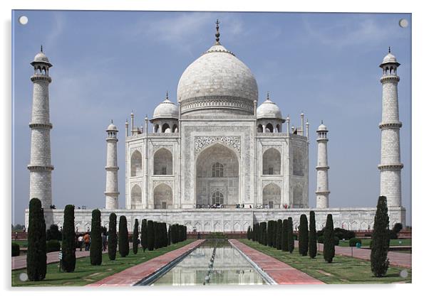Taj Mahal Acrylic by Thomas Schaeffer