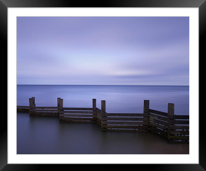 Norfolk Twilight Framed Mounted Print by Chris Griffey