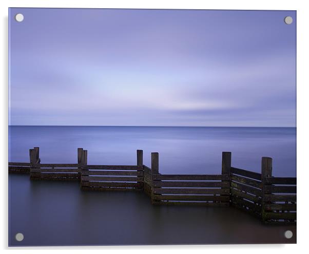 Norfolk Twilight Acrylic by Chris Griffey