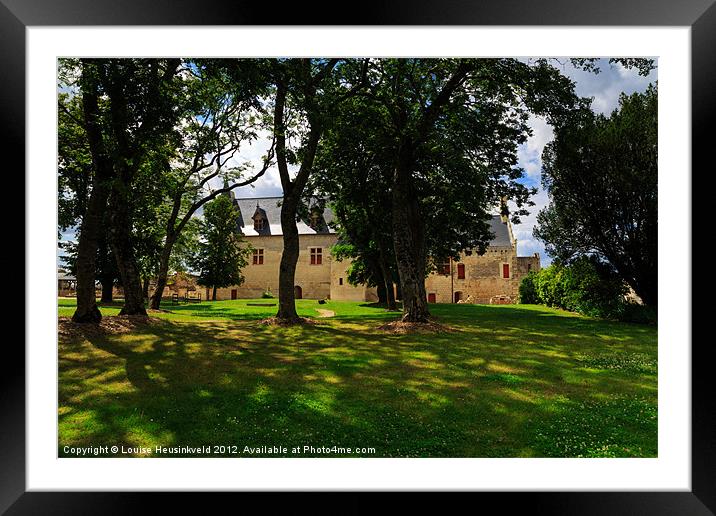 Royal Apartments, Chateau Chinon Framed Mounted Print by Louise Heusinkveld