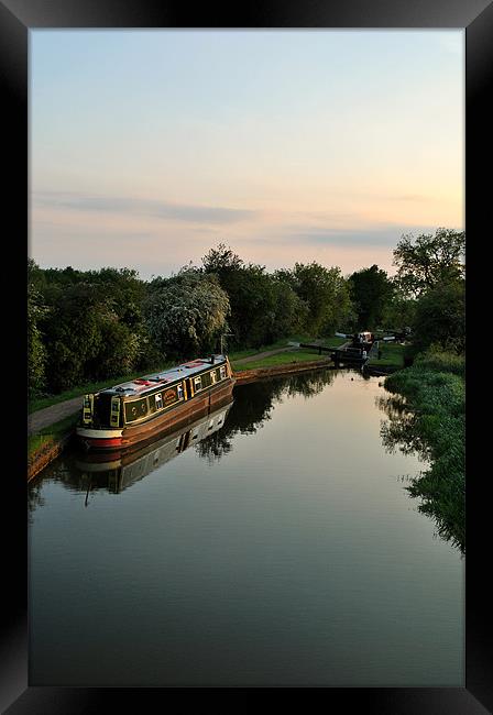 Moored for the Night Framed Print by graham young
